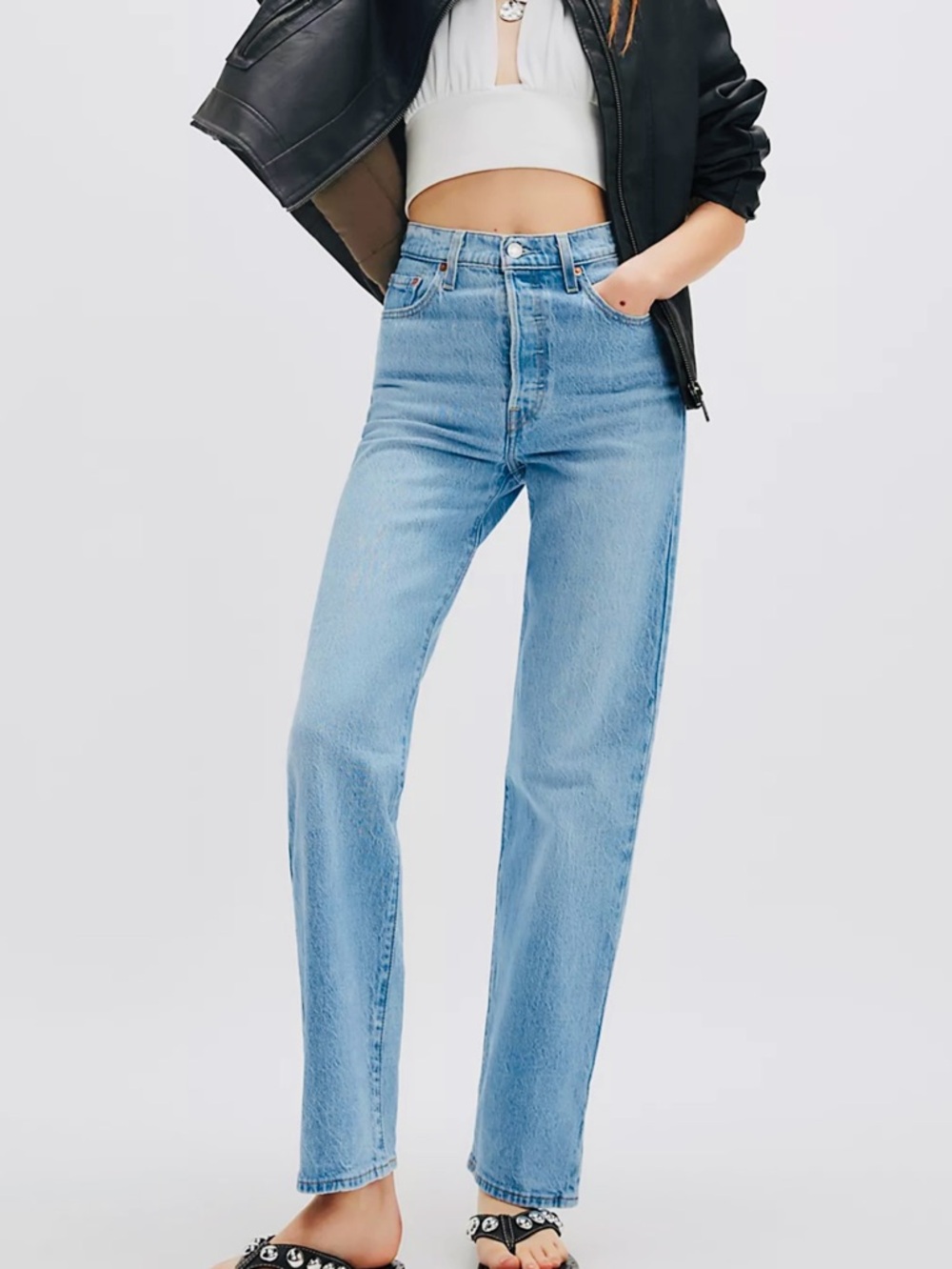 Levi's Ribcage Straight Full-Length Jeans